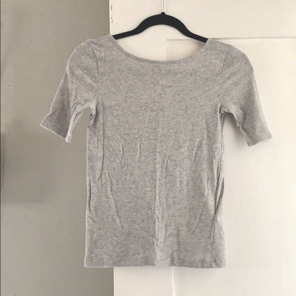 Scoop Back Fitted Tee - Picture 3 of 5